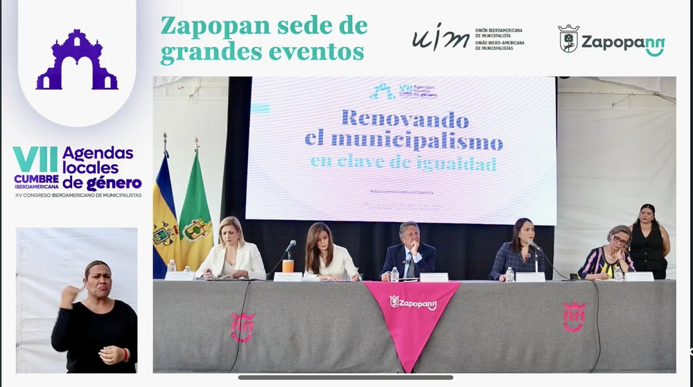 Rueda de prensa en Zapopan informó a la ciudadanía sobre la Cumbre de Género y Congreso Iberoamericano de Municipalistas